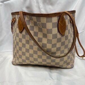 LOUIS VUITTON Damier Azur Neverfull PM